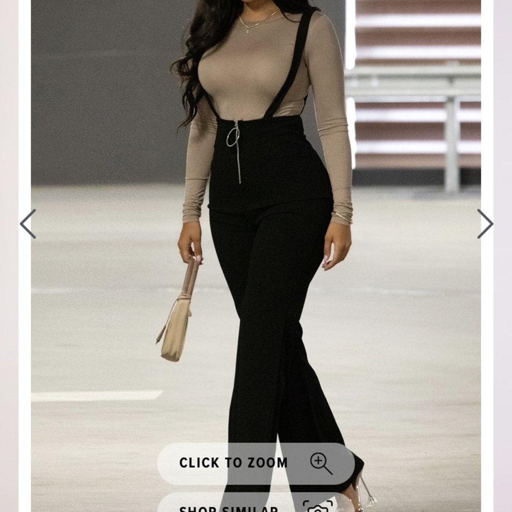 Jump In The Ring Jumpsuit - Black